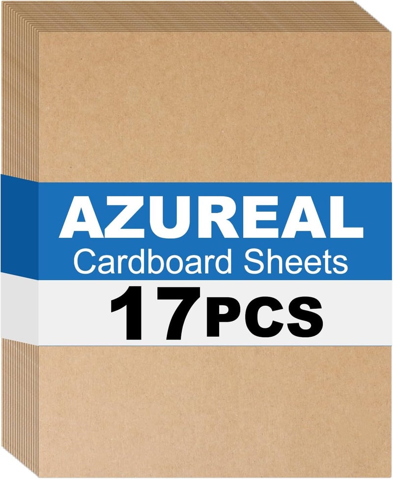 AZUREAL أوراق كرتونية 17P، أوراق لوح مقوى 8.5 × 11، لوح مقوى للحرف اليدوية، مشاريع DIY، تجليد الكتب والتغليف - Image 1